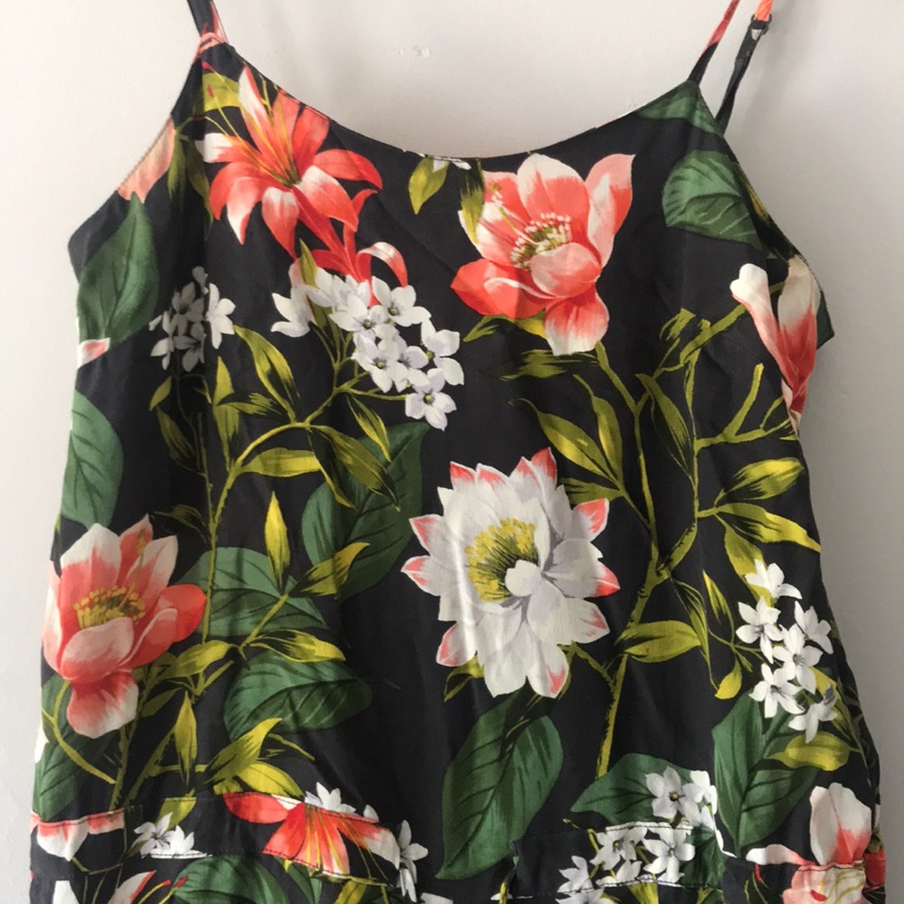 Levi’s floral silk jumpsuit